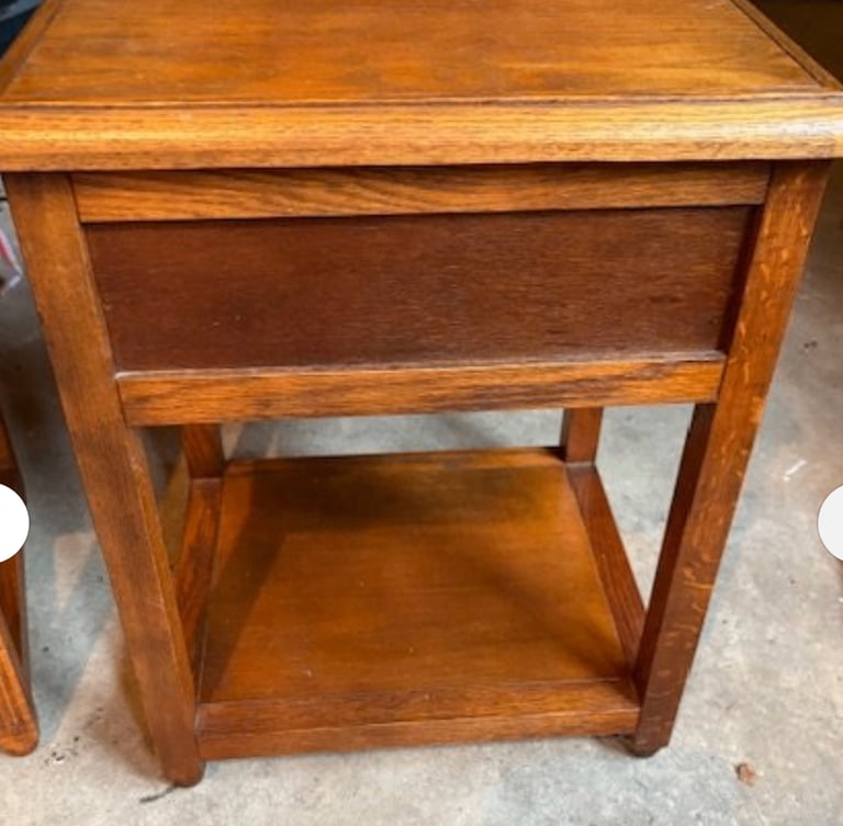 Two Wooden Side Tables John Lewis
