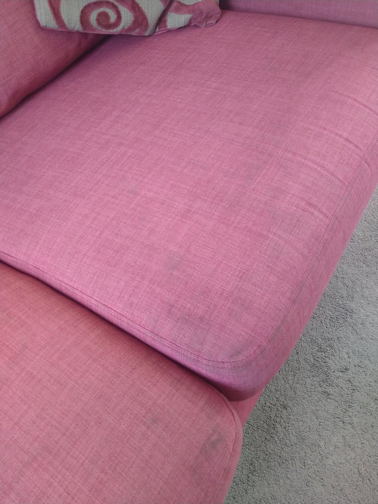 Free Pink DFS 3 Seater Sofa 