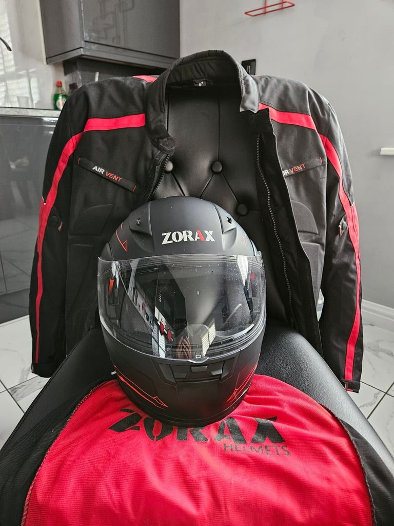image for Bike jacket and helmet 