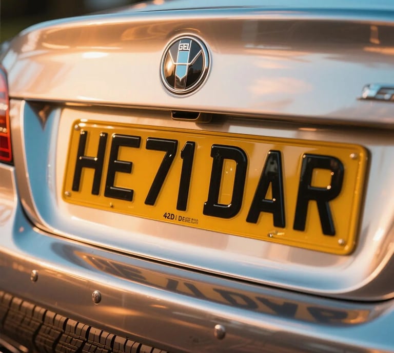 image for ASIAN NUMBER PLATE 