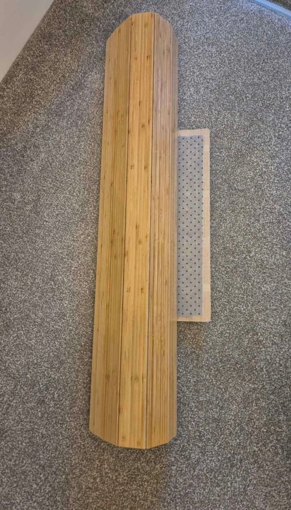Bamboo office chair mat 