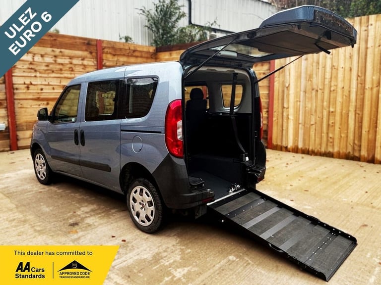 2018 Fiat Doblo 4 Seat Wheelchair Accessible Disabled Access Vehicle WAV MPV Petrol Manual