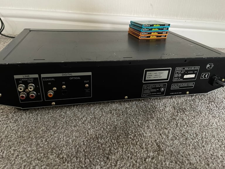 Retro Sony minidisc player in PoultonleFylde, Lancashire Gumtree