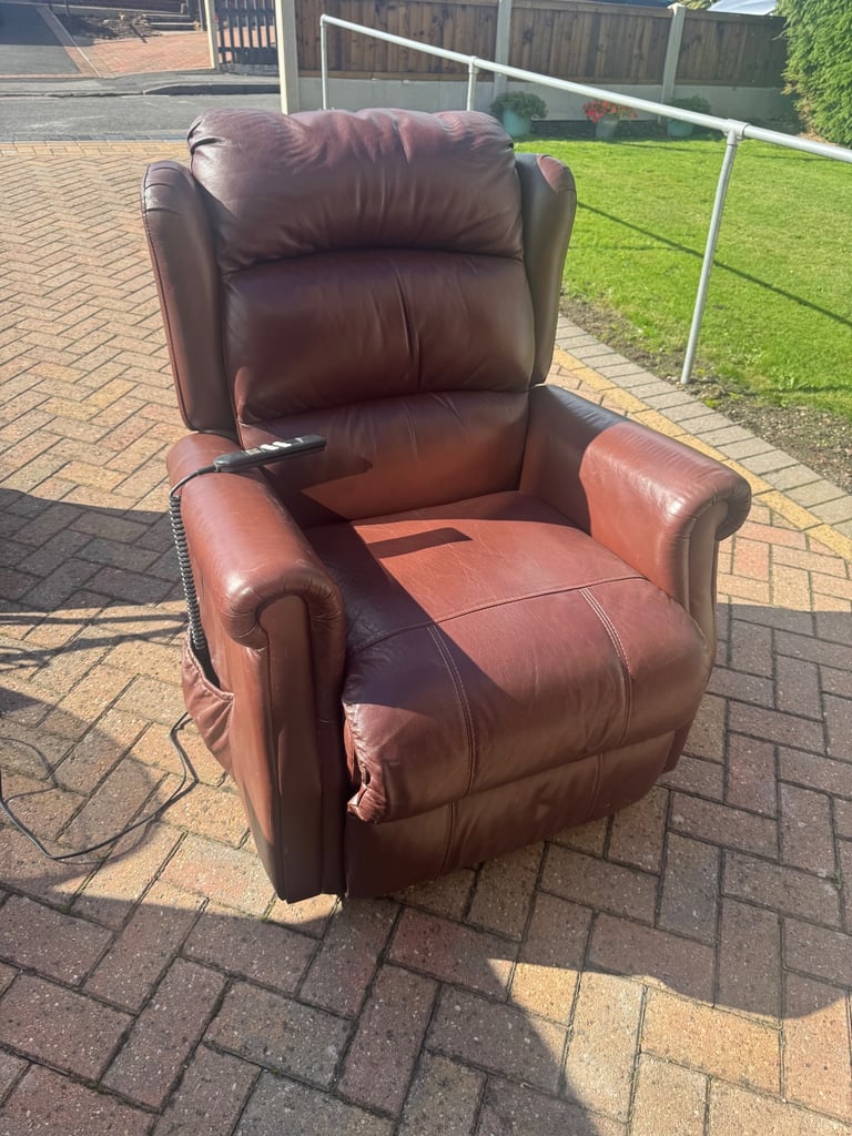 image for Leather electric single chair 