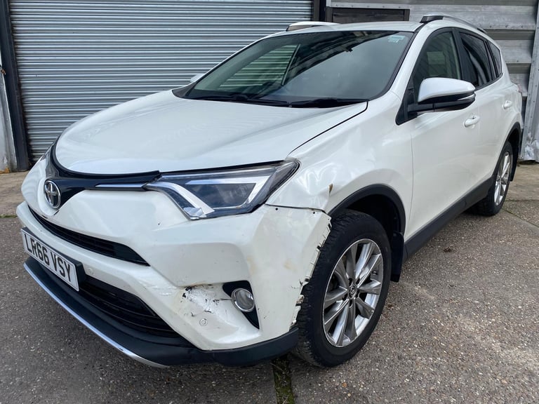 2017 66 REG TOYOTA RAV4 EXCEL 2.0TDi DAMAGED REPAIRABLE SALVAGE