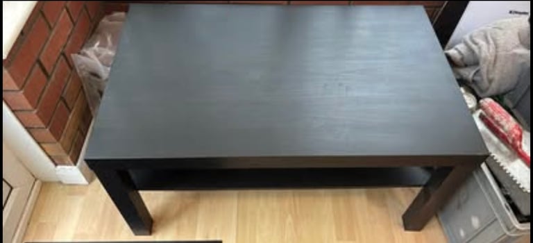 Black coffee table 