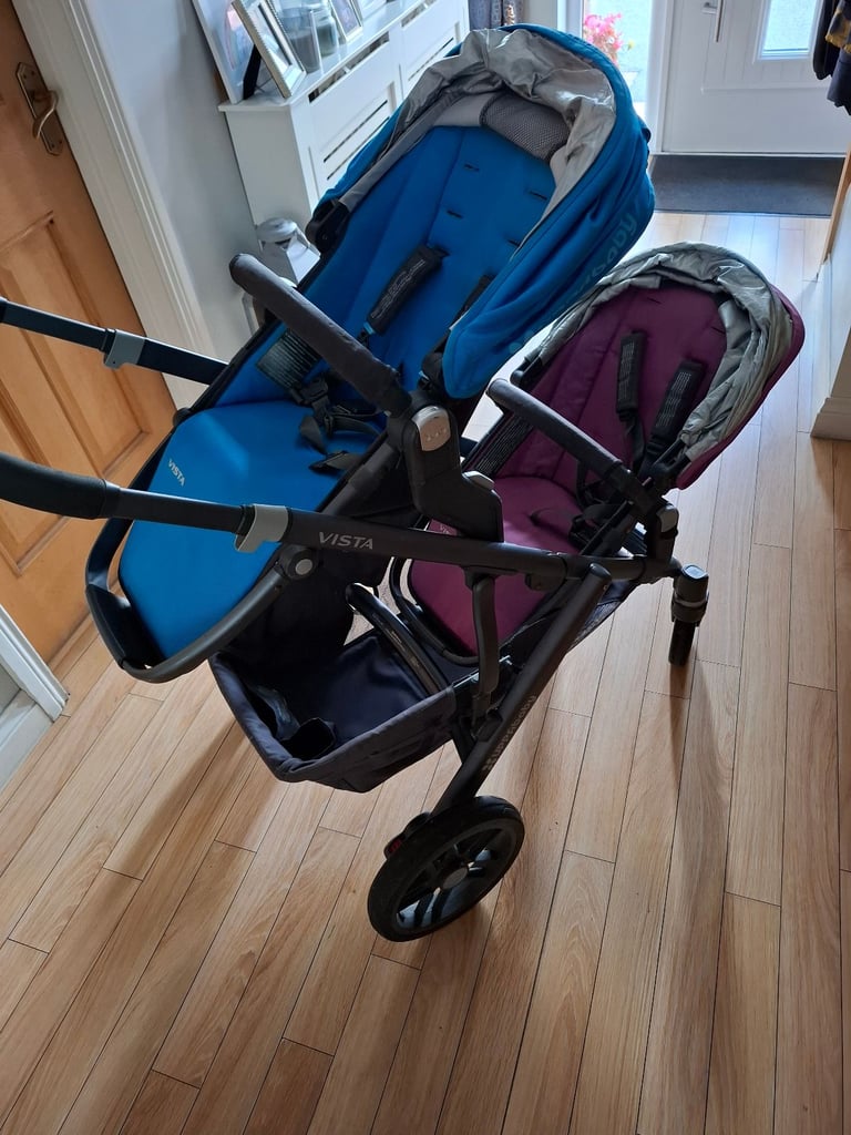 image for Uppababy vista double pram & buggy set