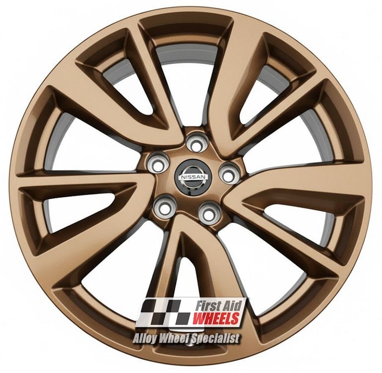 R367BR Swap NISSAN QASHQAI X-TRAIL 4X 19'' GENUINE TEKNA BRONZE ALLOY WHEELS