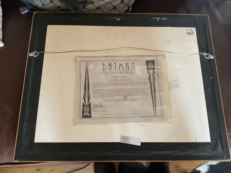 BATMAN VILLAN PAINTING ‘ALMOST GOT ‘IM’ LIMITED EDITION LITHOGRAPH