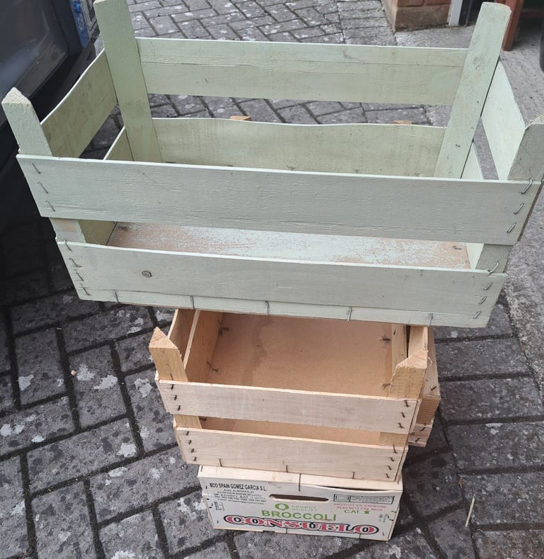 image for Wooden vegetable crates