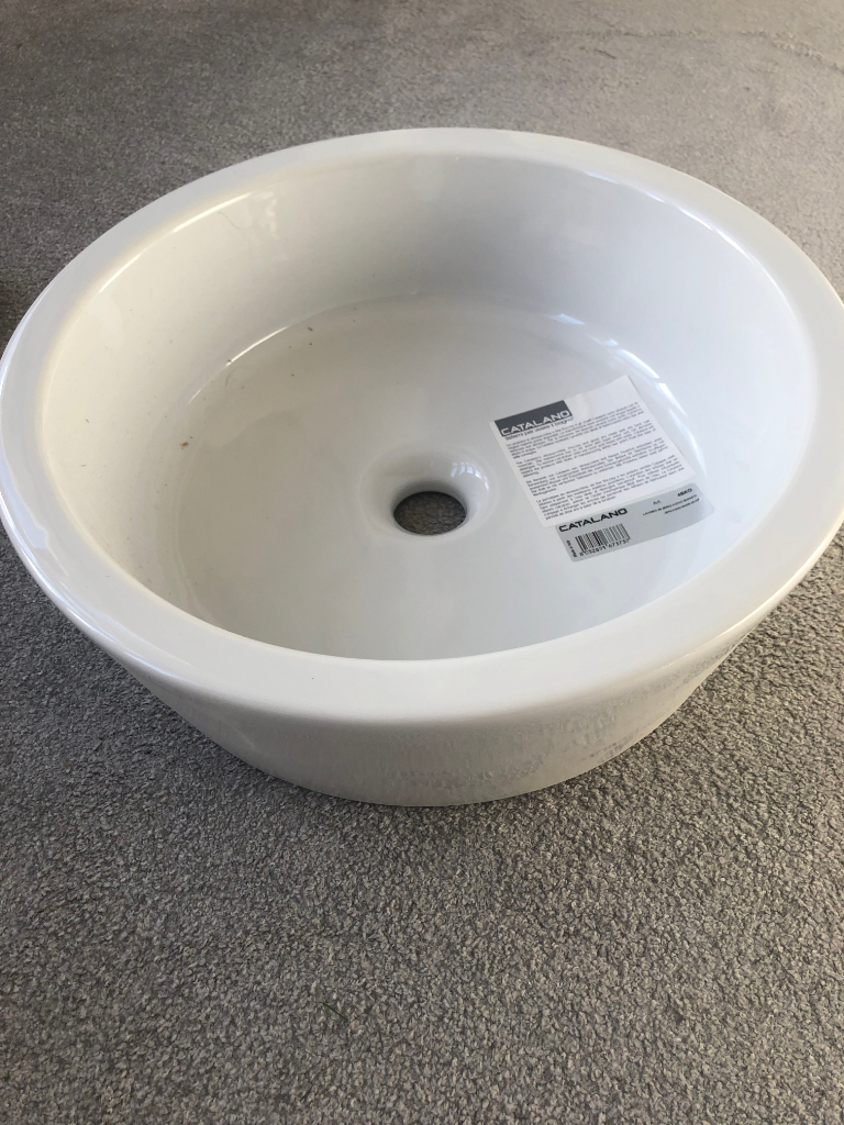 New TWO Catalano KONO 45 Italian ceramic countertop sinks