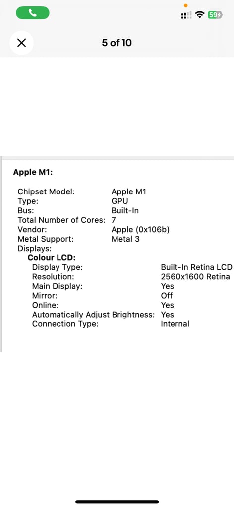MacBook Air M1 2020, 8Gb, 256GB, cycle count 166, battery 97%, only serious buyers contact please 
