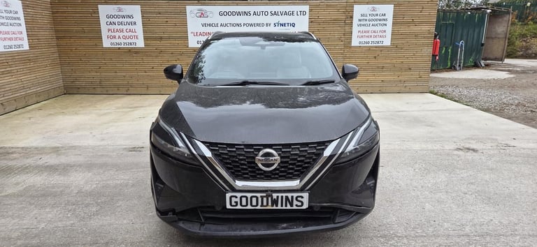 2022 NISSAN QASHQAI TEKNA 1.3 DIG-T HYBRID DAMAGED REPAIRABLE SALVAGE 