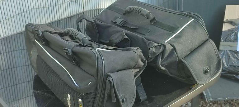 image for Viper motorcycle saddlebags 