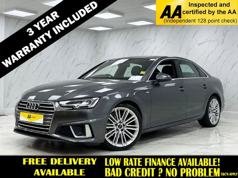 image for 2019 Audi A4 2.0 TFSI 40 S line Saloon 4dr Petrol S Tronic Euro 6 (s/s) (190 ps) Saloon Petrol Au...