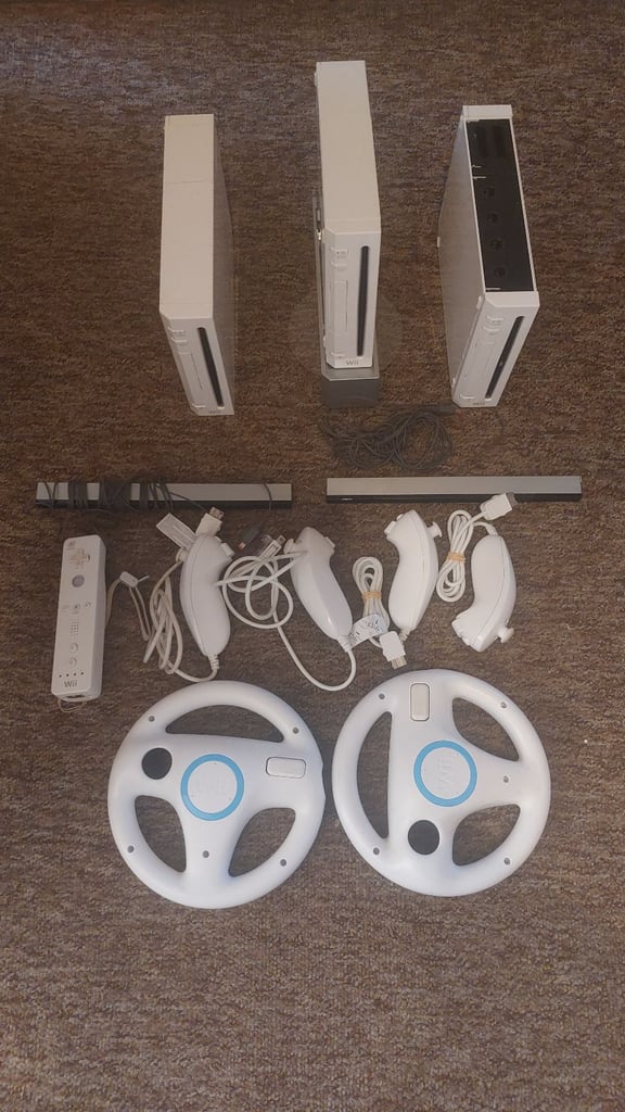 Nintendo wii X3 big bundle 
