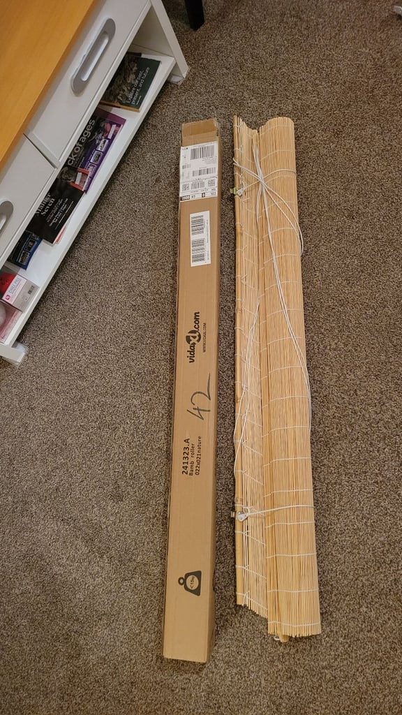 Natural bamboo blind roller NEW