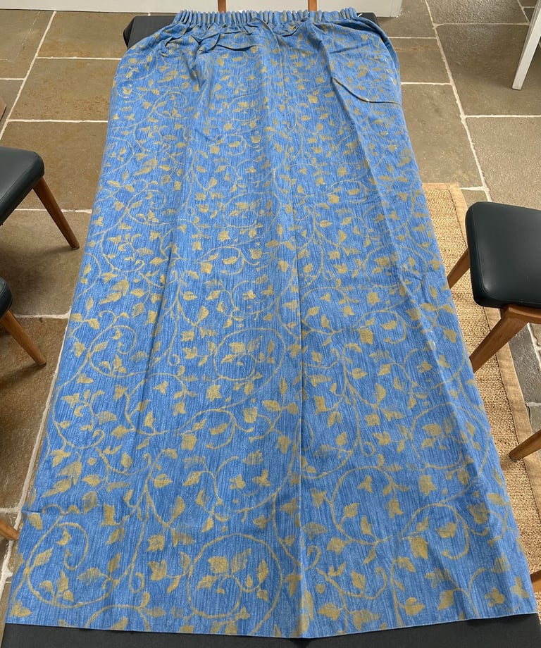 Beautiful curtains made from vintage Tricia Guild fabric 