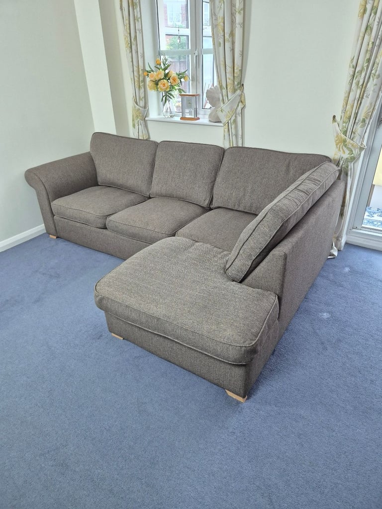 DFS Angelic Left Hand Facing Arm Corner Sofa in Beige RRP £1099 *FREE LOCAL DELIVERY*