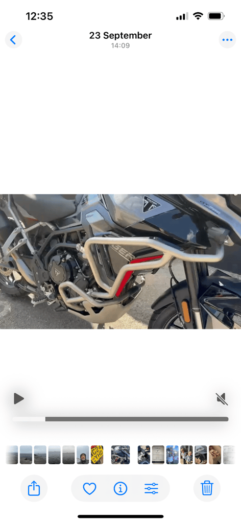 Triumph Tiger 900 Upper engine protection bars 