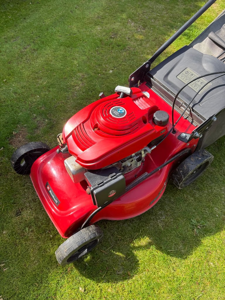 Einhell Lawnmower Petrol Self Propelled 46cm Rotary 4-Stroke 2000W 50L Grass Box