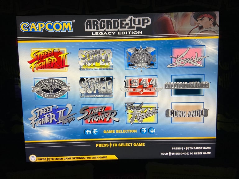 Street Fighter 2 Legacy Arcade Machine 