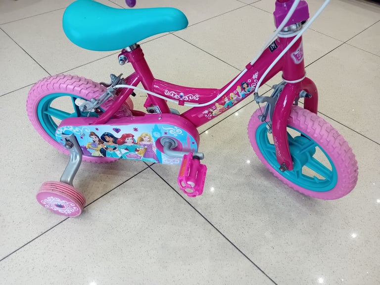 image for 12 inch Disney Princess bike with stabilisers