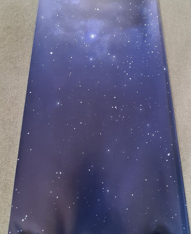 Space galaxy wall mural