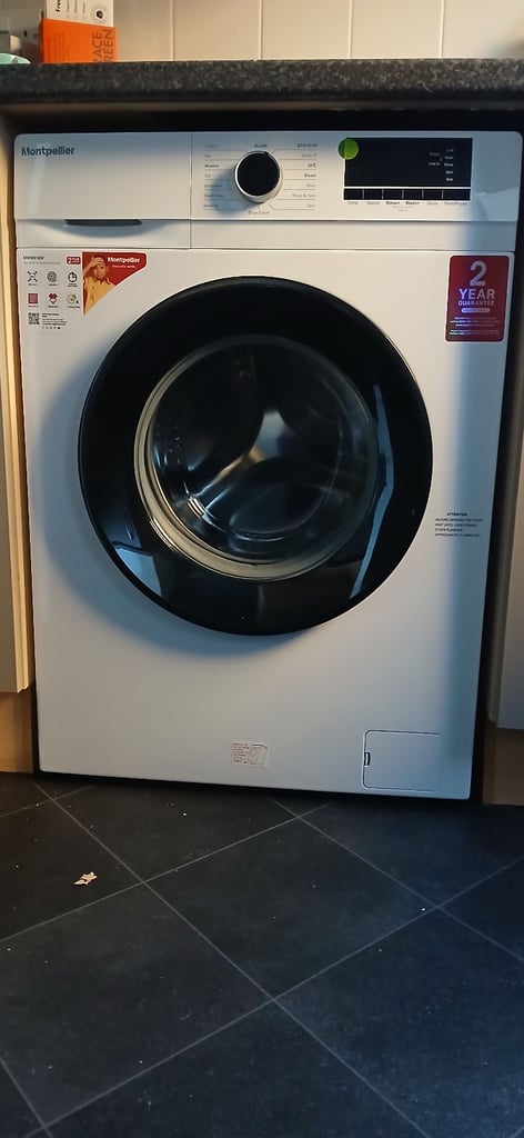 image for White Montpellier MWM 612w,,,1200 spin with 6kg load washing machine 