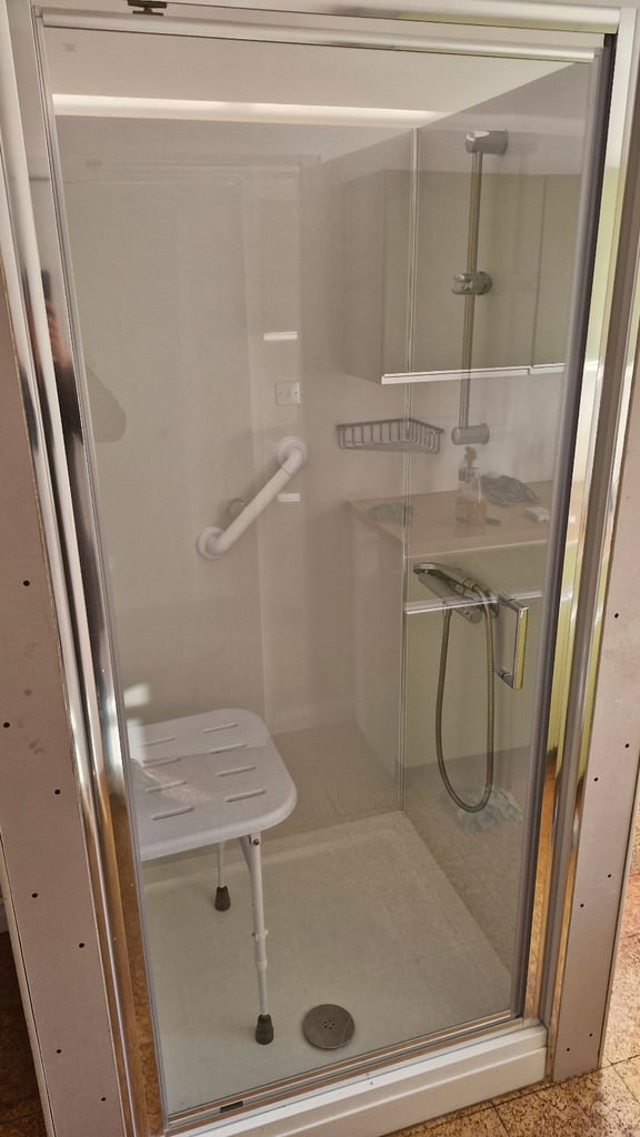 image for Shower door and tray 900mm