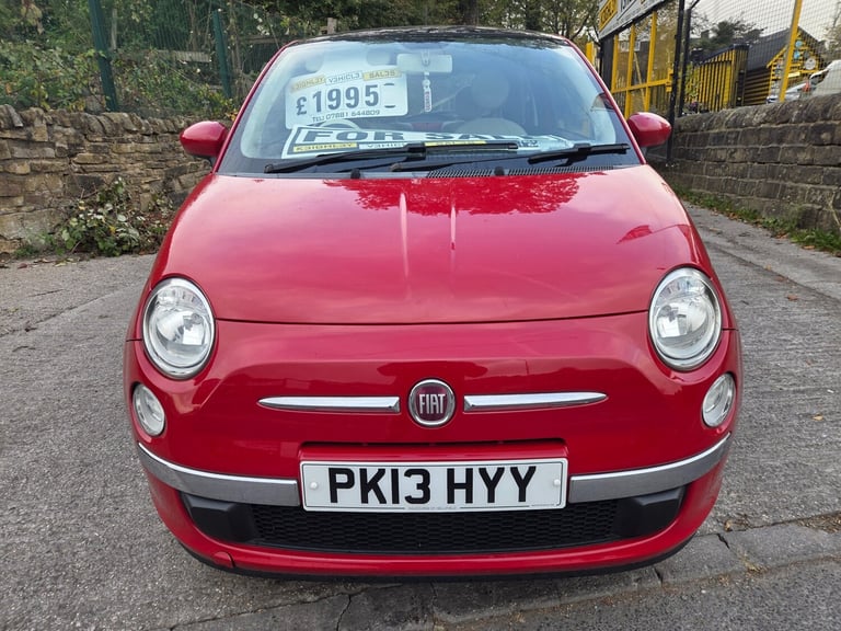 2013 Fiat 500 1.2 Lounge 3dr [Start Stop] HATCHBACK Petrol Manual
