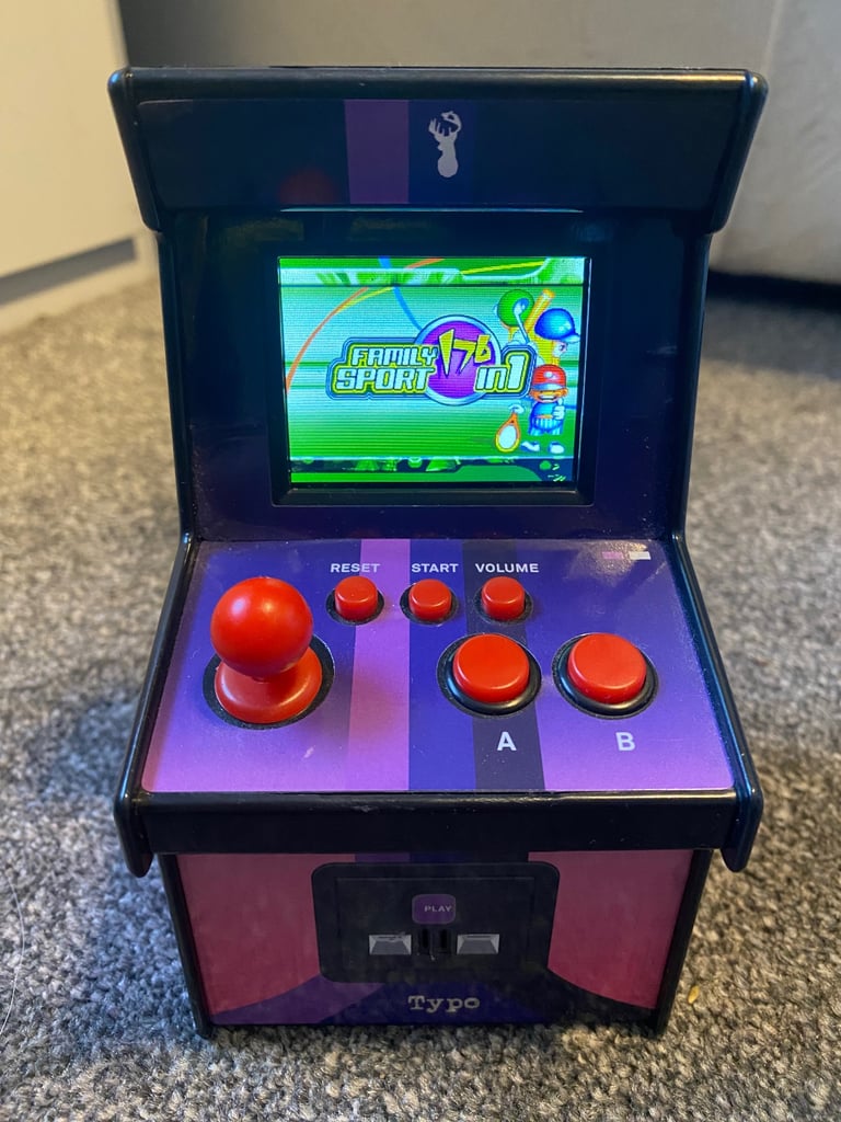 Typo Mini Arcade Machine Model 8052C VG Condition