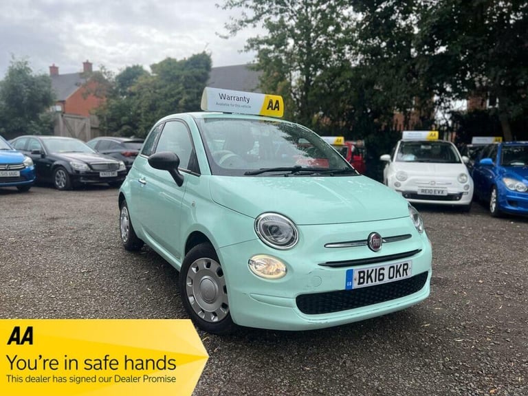 image for 2016 Fiat 500 1.2 Pop Euro 6 (s/s) 3dr HATCHBACK Petrol Manual