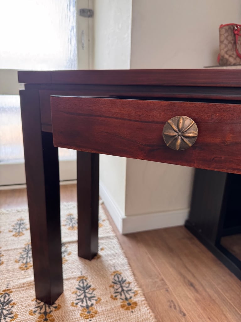 Side Console Table Solid Teak