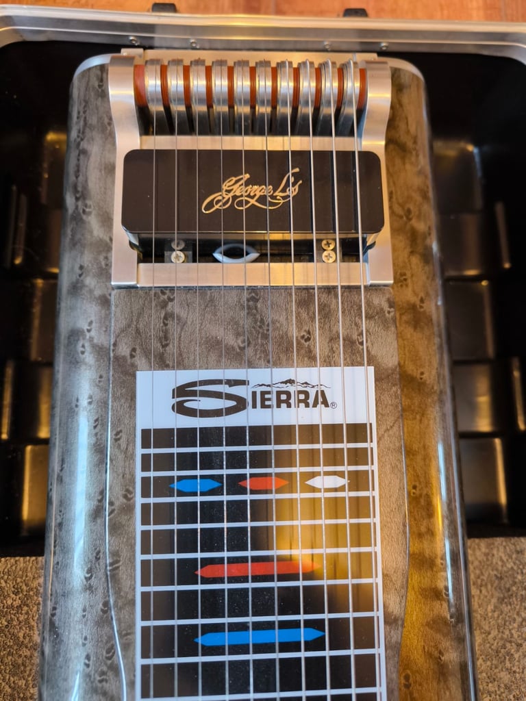 Sierra Artist Pedal Steel Guitar - excellent condition 10 string with case and volume pedal