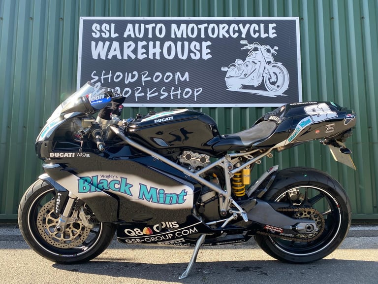 Ducati 749 Dark GSE Airwaves 2004 Black 749R Evocation 23k Belts Changed 