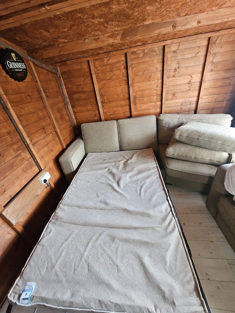 Sofa with sofa bed chair 