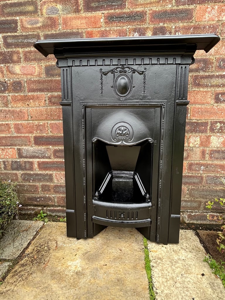image for Beautiful cast iron fireplace 