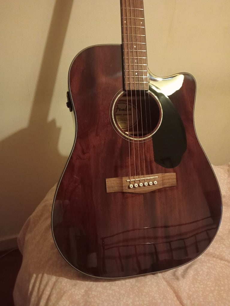 image for FENDER CD-60 SCE ELECTRO ACOUSTIC GUITAR