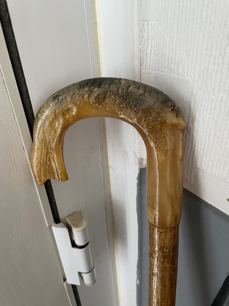 Vintage tall walking stick 