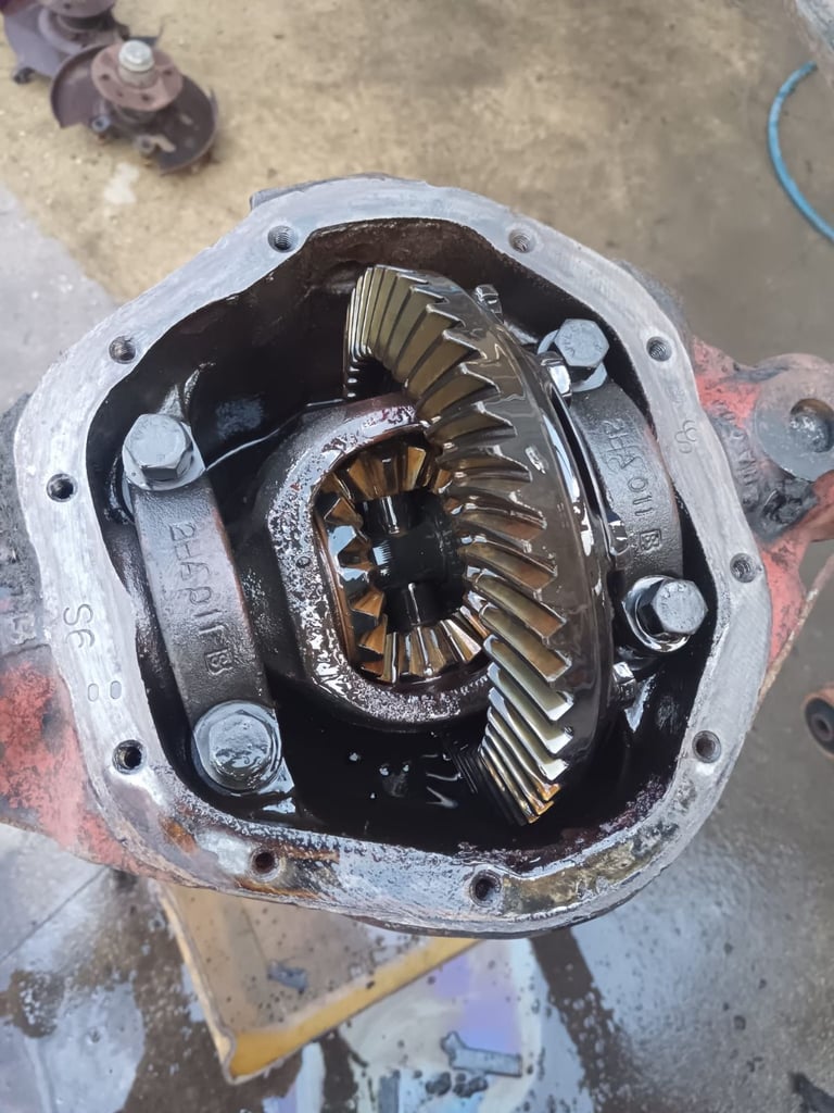 Rear axle with differential for Jaguar Mk2 3.4