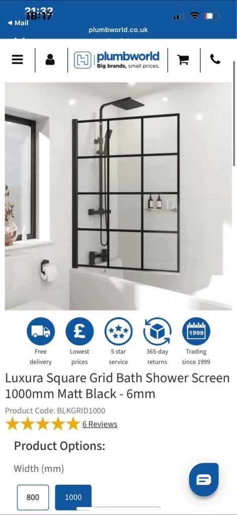 image for Brand new shower screen 