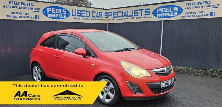 2012 62 VAUXHALL CORSA 1.4 16V SE HATCHBACK 3DR PETROL AUTO EURO 5