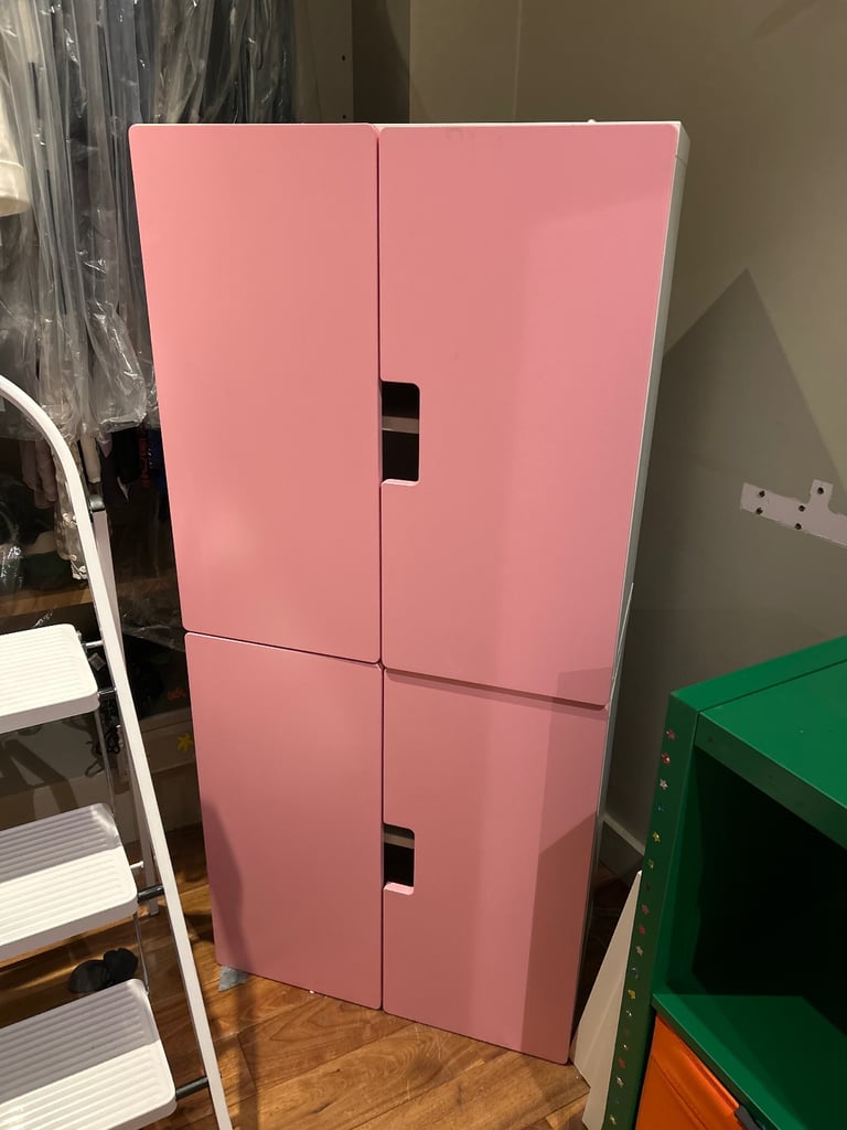 image for Pink girls double bedroom cupboard 