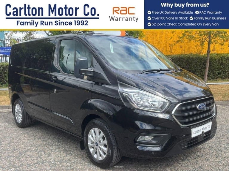 2021 Ford Transit Custom 1.0 340 EcoBoost 13.6kWh Limited Panel Van 5dr Petrol P