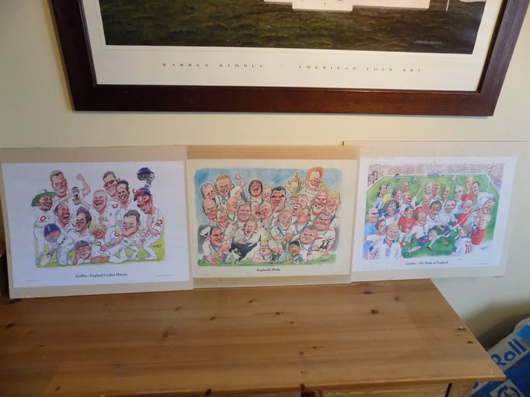 image for  3 x sports prints