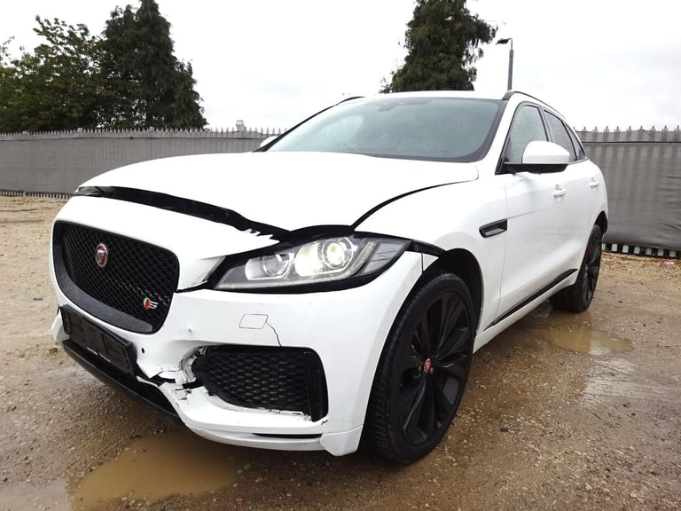 2017 67 REG JAGUAR F-PACE V6 S AWD 3.0 DIESEL AUTO DAMAGED REPAIRABLE SALVAGE