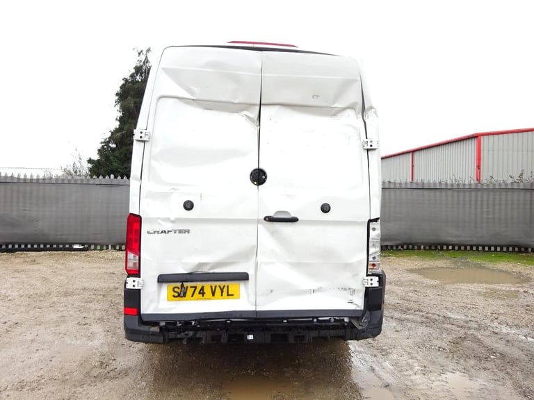 2024 74 REG VOLKSWAGEN CRAFTER CR35 COMMERCE TDI FRIDGE VAN DAMAGED SALVAGE