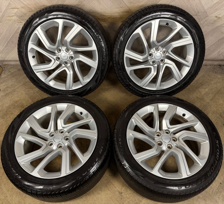 21" GENUINE RANGE ROVER SPORT LAND DISCOVERY WHEELS TYRES ALLOYS