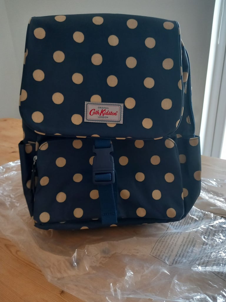 Cath Kidston back pack style bag - fully waterproof - Brand new, never used.  Still labelled.